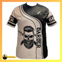 تیشرت آرایشگری دو رنگ