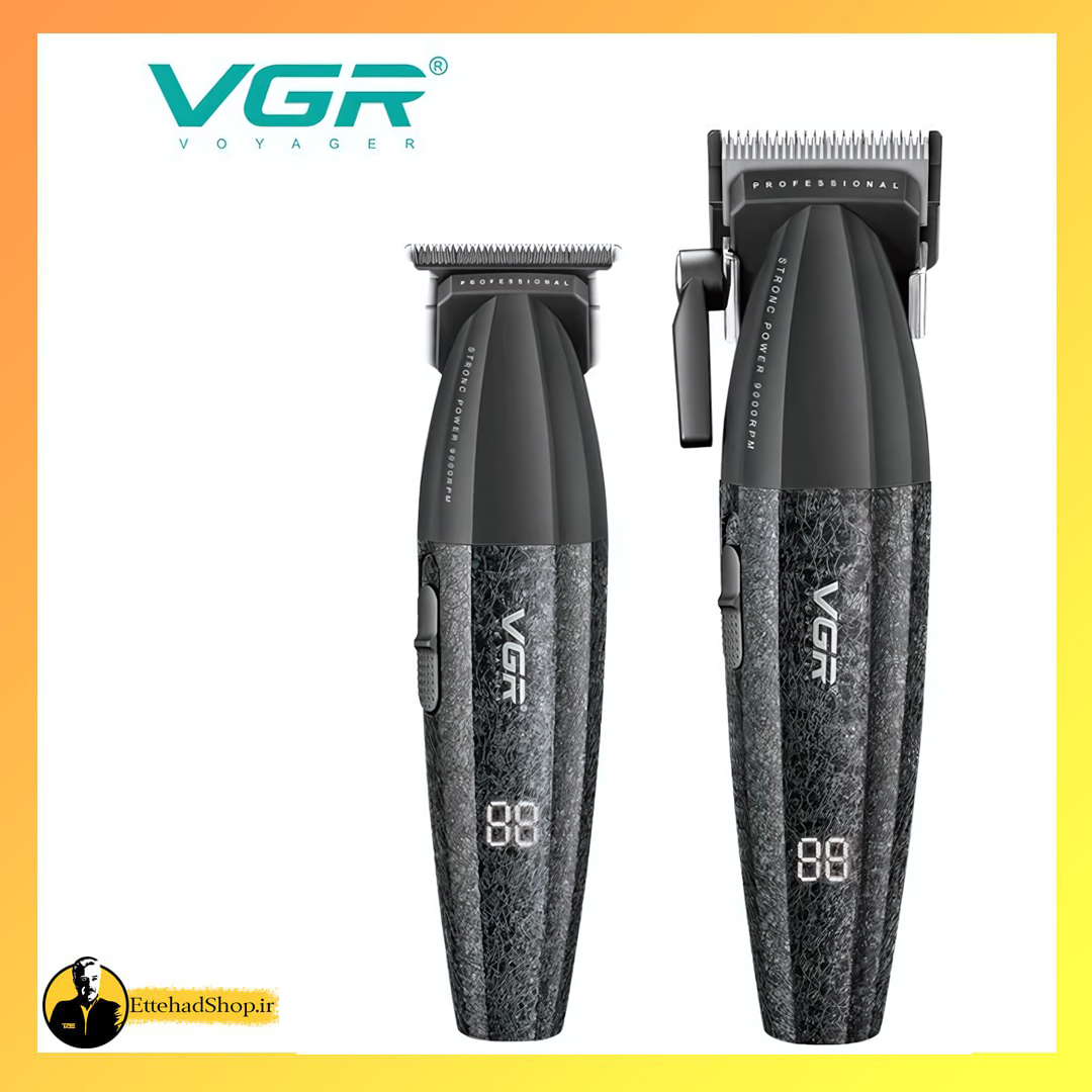 ست ماشین اصلاح VGR مدل V-640 مشکی